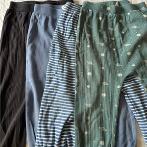 Kate Quinn Kids' Pants Set - Black, Blue, Striped, Green